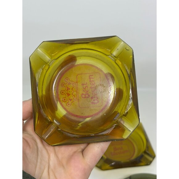 VTG Motel Glass Ashtray Lot | Holiday Inn, Rodeway, Best Western Collectibles - Picture 6 of 10